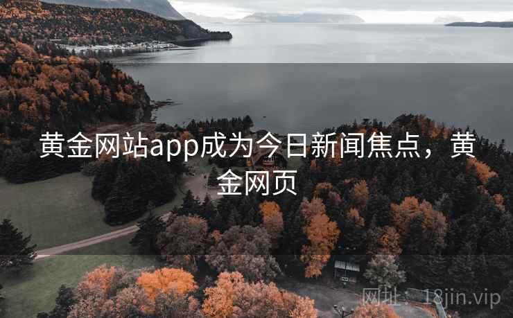 黄金网站app成为今日新闻焦点，黄金网页